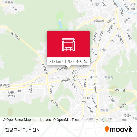 진양교차로 지도