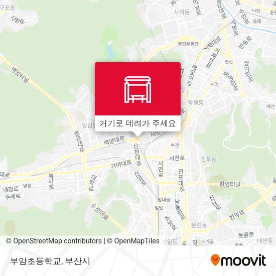 부암초등학교 지도