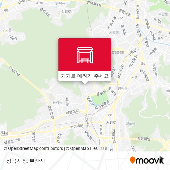 성곡시장 지도