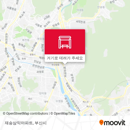 재송삼익아파트 지도