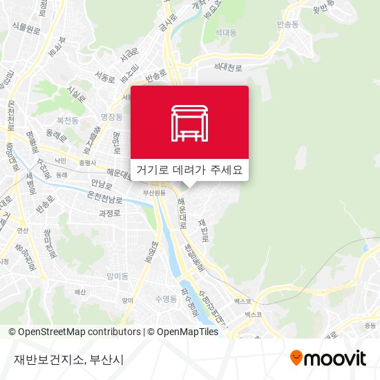 재반보건지소 지도
