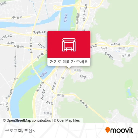 구포교회 지도