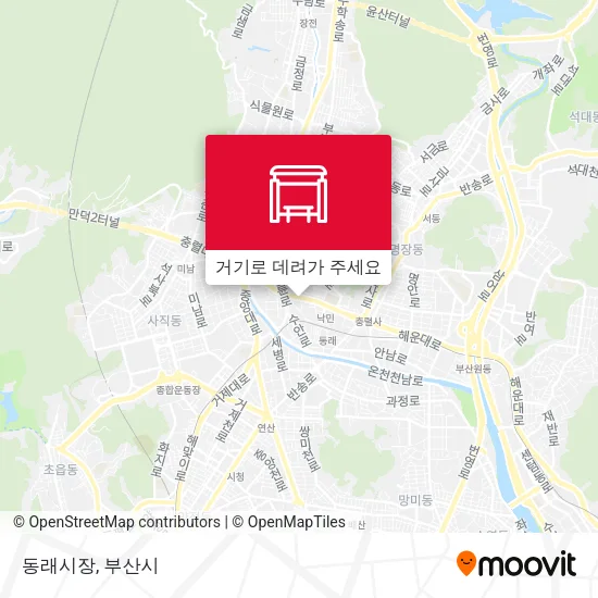 동래시장 지도