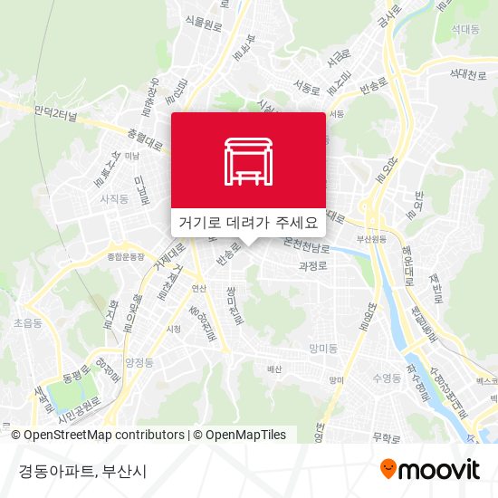 경동아파트 지도