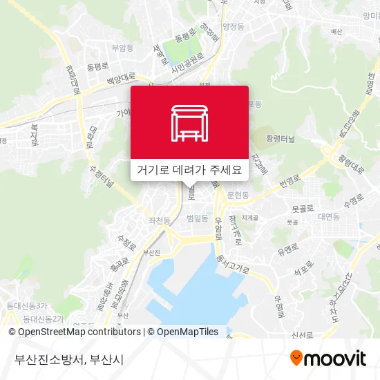 부산진소방서 지도