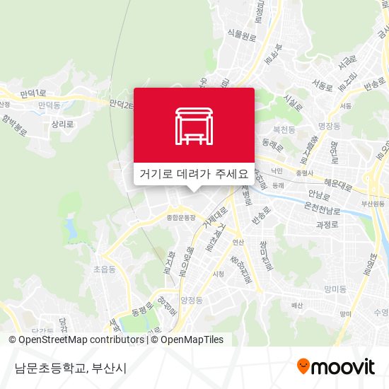 남문초등학교 지도