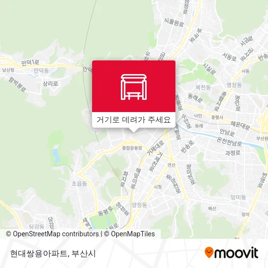 현대쌍용아파트 지도