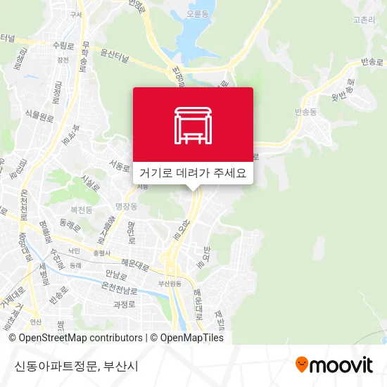 신동아파트정문 지도