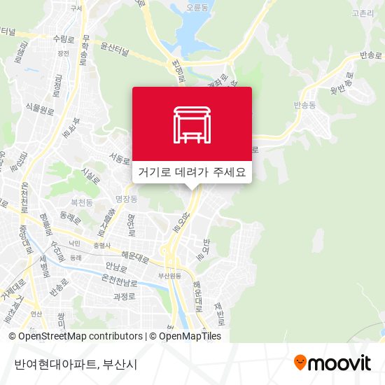반여현대아파트 지도