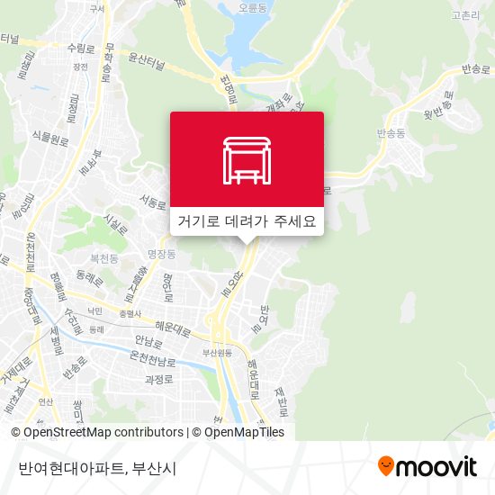 반여현대아파트 지도