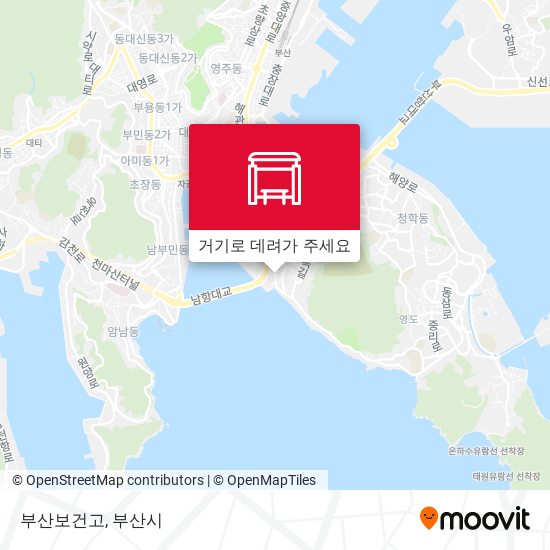 부산보건고 지도