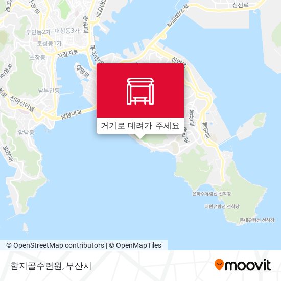 함지골수련원 지도