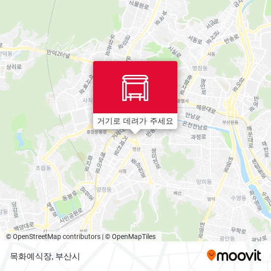 목화예식장 지도