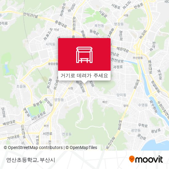 연산초등학교 지도