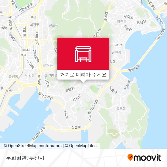 문화회관 지도