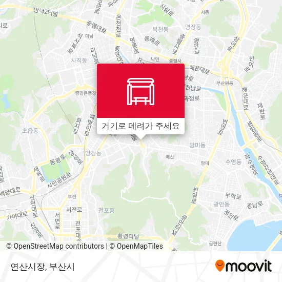 연산시장 지도