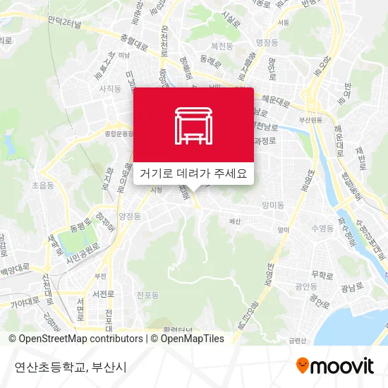 연산초등학교 지도