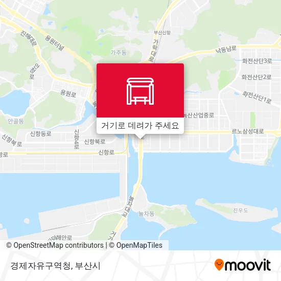 경제자유구역청 지도