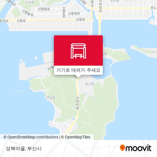 성북마을 지도