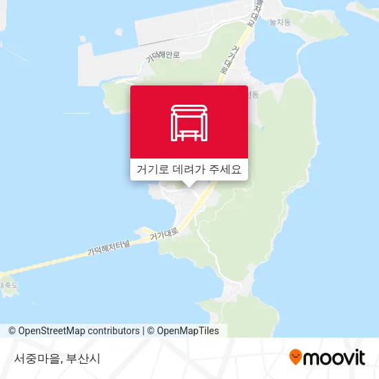 서중마을 지도