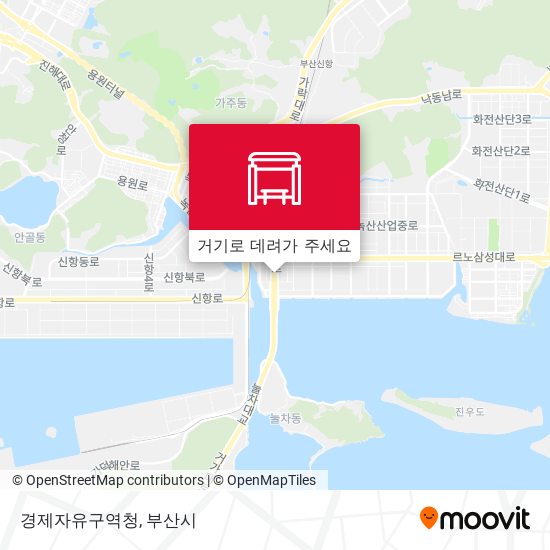 경제자유구역청 지도
