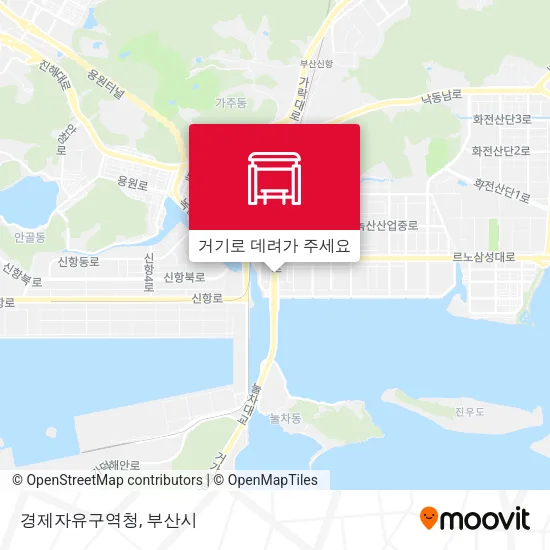 경제자유구역청 지도
