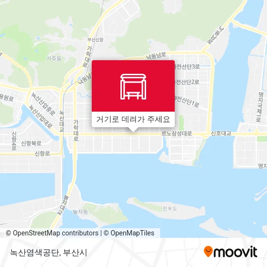 녹산염색공단 지도