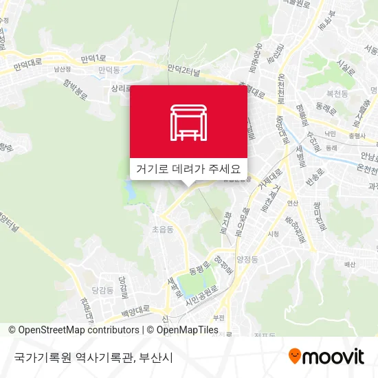 국가기록원 역사기록관 지도