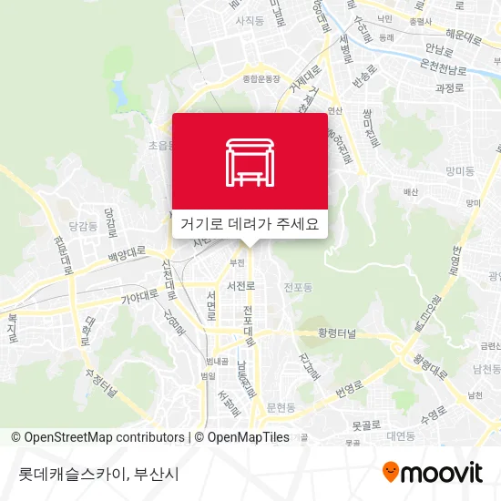 롯데캐슬스카이 지도