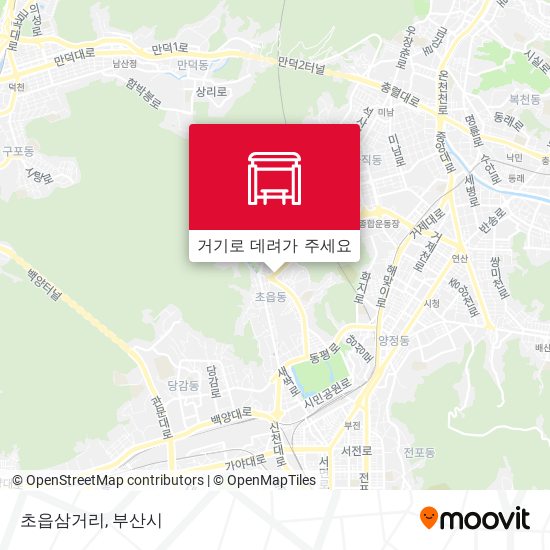 초읍삼거리 지도