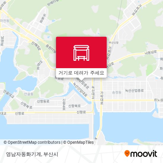 영남자동화기계 지도