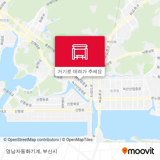 영남자동화기계 지도