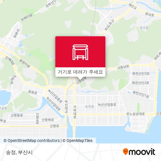 송정 지도