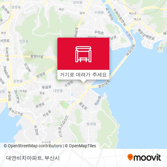대연비치아파트 지도