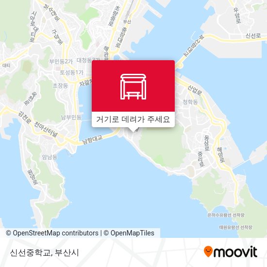 신선중학교 지도