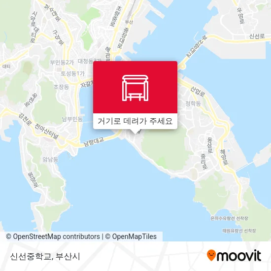 신선중학교 지도