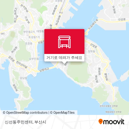 신선동주민센터 지도