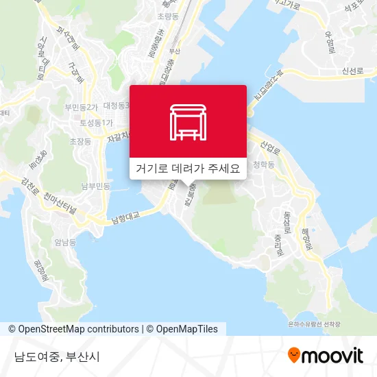 남도여중 지도