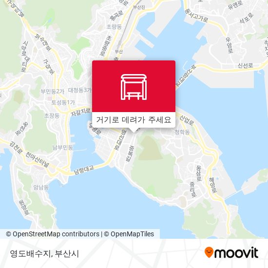 영도배수지 지도