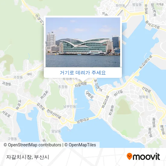 자갈치시장 지도