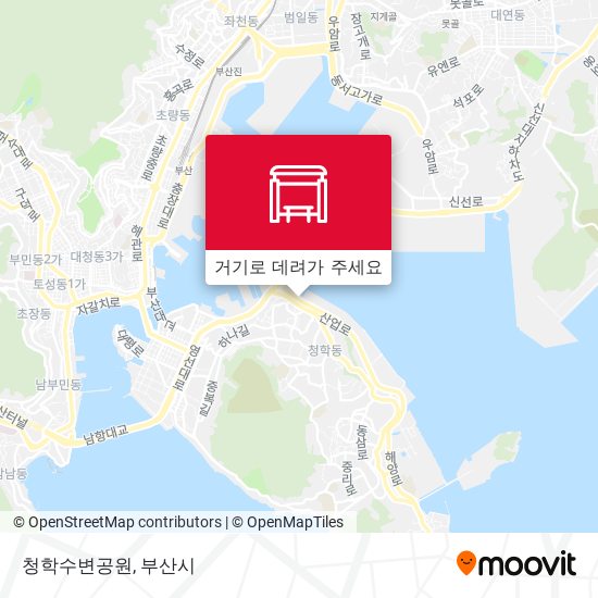 청학수변공원 지도