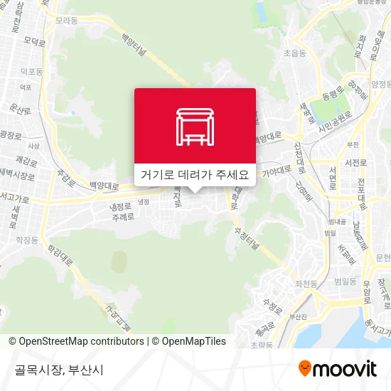 골목시장 지도