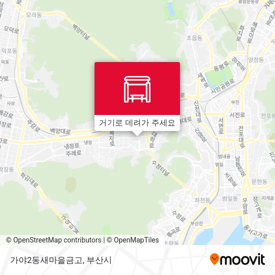 가야2동새마을금고 지도