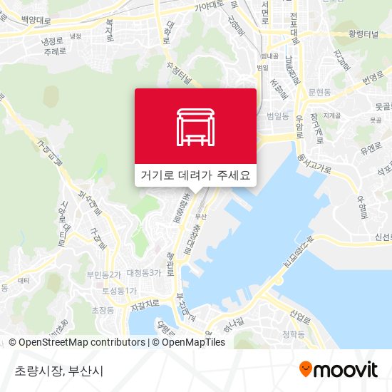 초량시장 지도