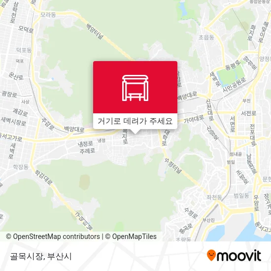 골목시장 지도