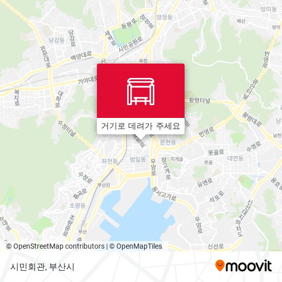 시민회관 지도