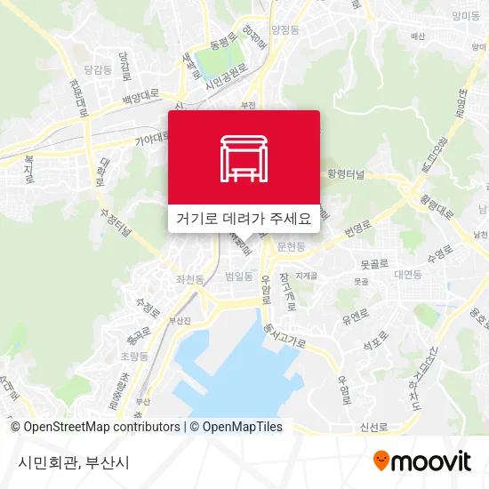 시민회관 지도