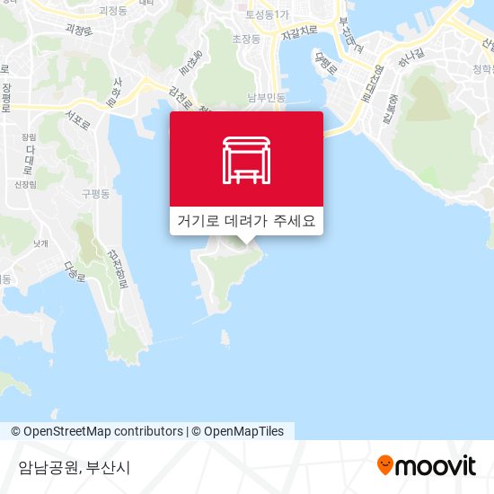 암남공원 지도