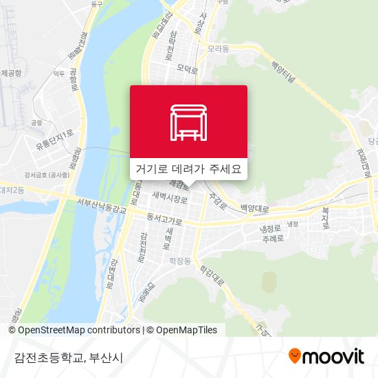 감전초등학교 지도
