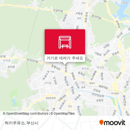 럭키주유소 지도